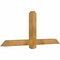 Ekena Millwork Eugene Rough Sawn Timber Gable Bracket, Western Red Cedar, 60"W x 25"H x 4"D x 4"F, 10/12 Pitch GBW060X25X0404EUG00RWR - alternate 5